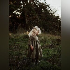 The Simple Folk The Muslin Dress in Olive